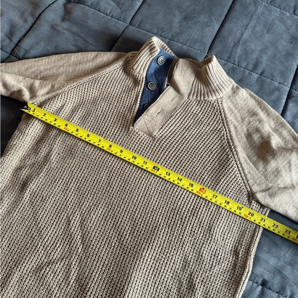 Weatherproof Men's Beige Sweater size medium - Picture 6 of 7